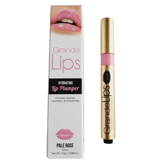 Grande Lips Hydrating Lip Plumper In Pale Rose Pink Gloss Formula Professional - Picture 1 of 8